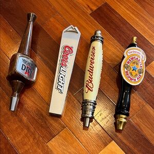 Budweiser Coorslight Michelob Newcastle Beer Bar Tap Handle